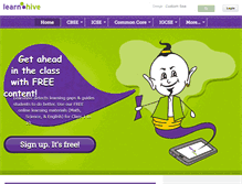 Tablet Screenshot of learnhive.net